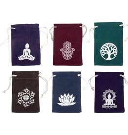 Kheops International Cotton Pouch - assorted prints