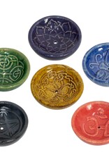Ceramic Incense Burner Bowl - assorted
