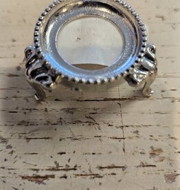 Nickle Sphere Stand - medium 1 inch