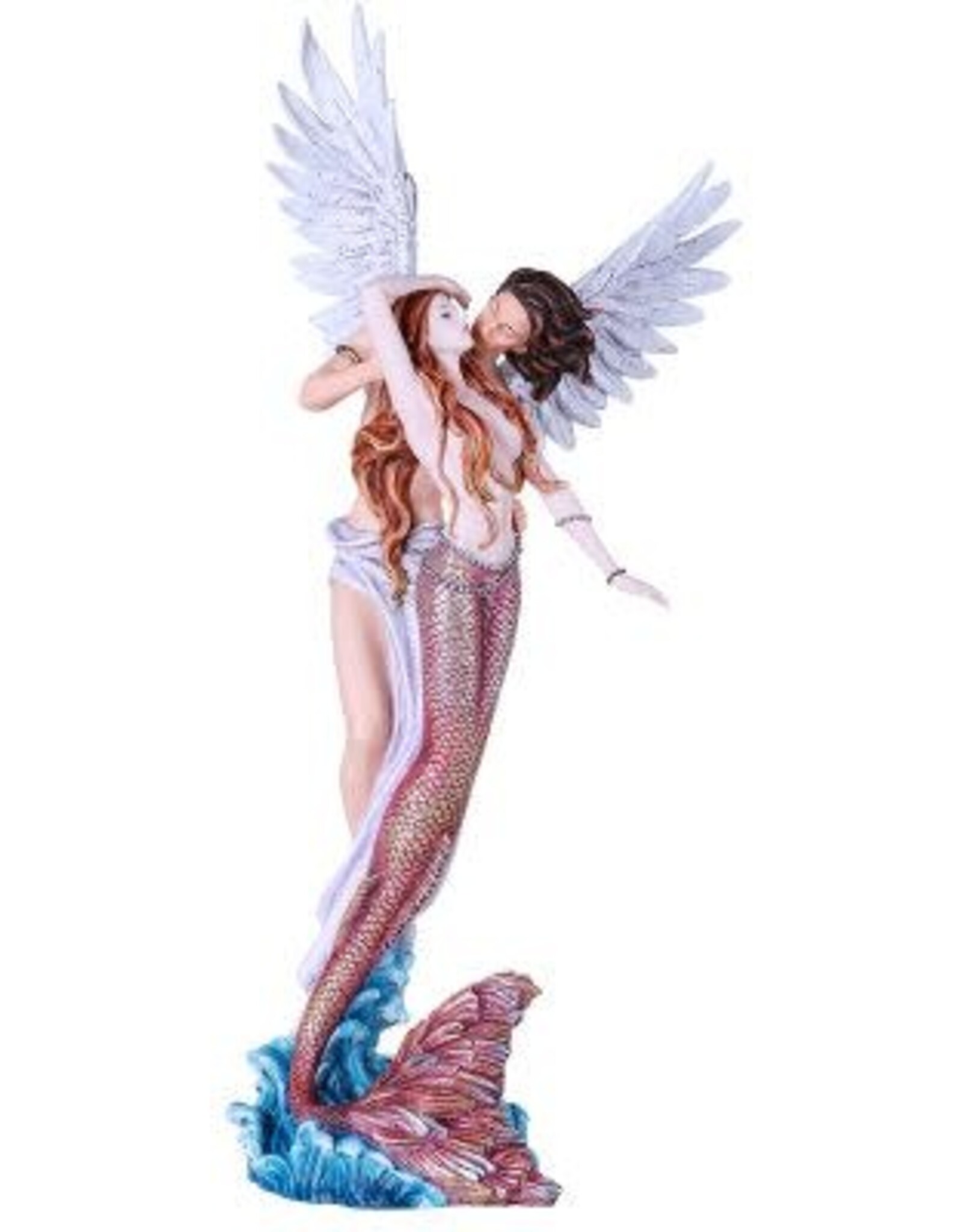 Mermaid And Angel 11" x 6.8" x 25