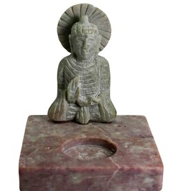 Tealight Candle Holder Stone Buddha