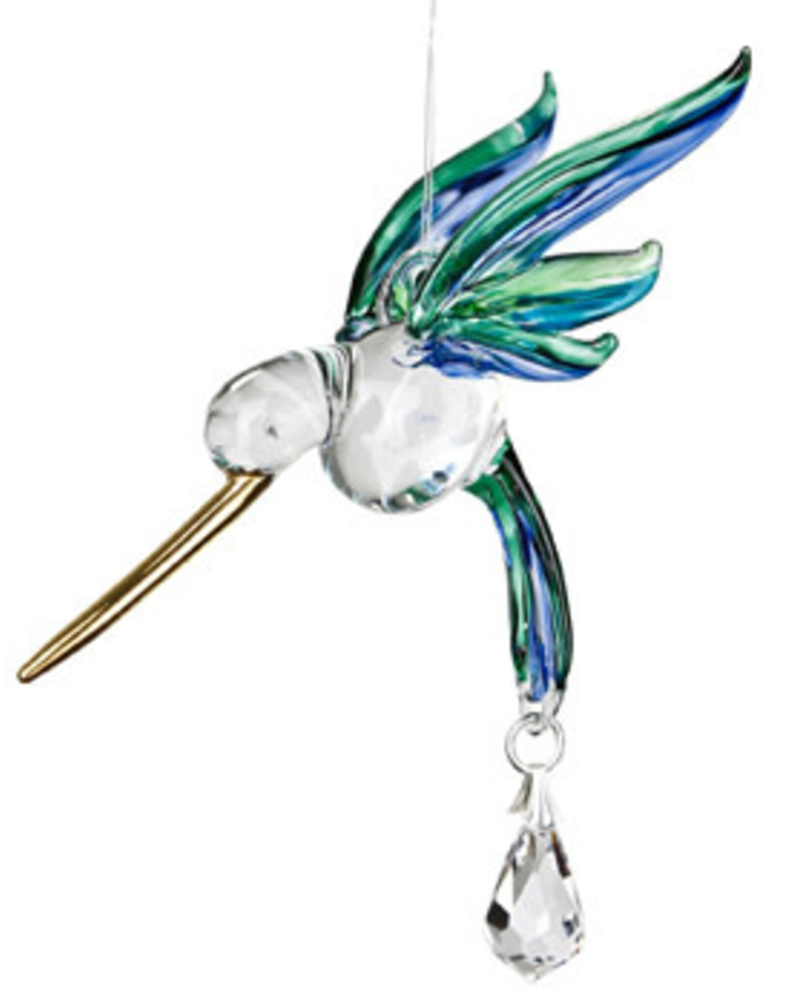 Fantasy Glass Hummingbird, Peacock