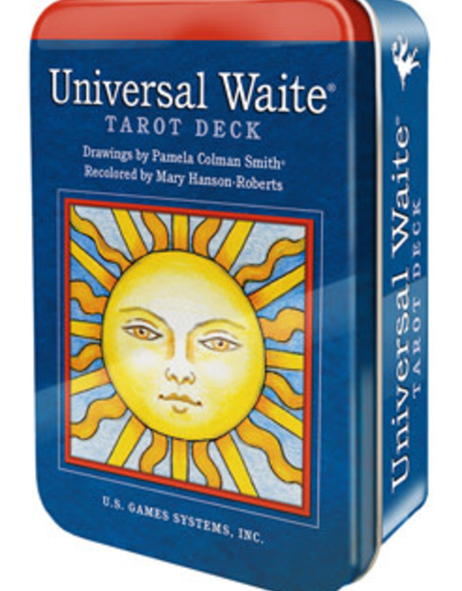 Universal Waite Tarot on a Tin