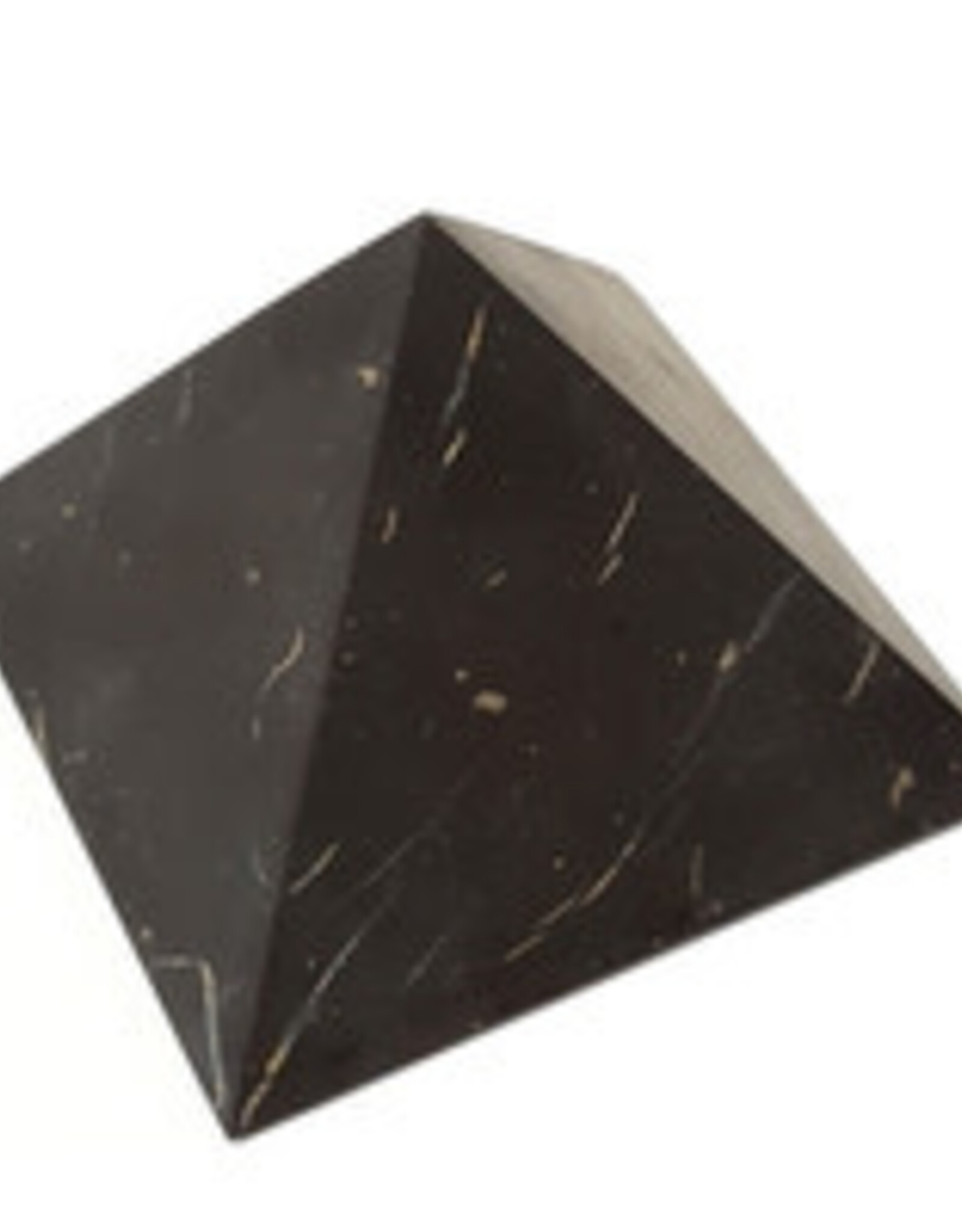 Shungite - Pyramid - UNPOLISHED 3x3cm 1.18X1.18 inch