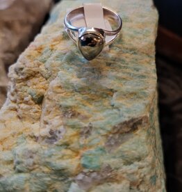 Kheops International Sterling Silver Pyrite Ring