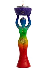 Chakra Altar Goddess - tealight holder