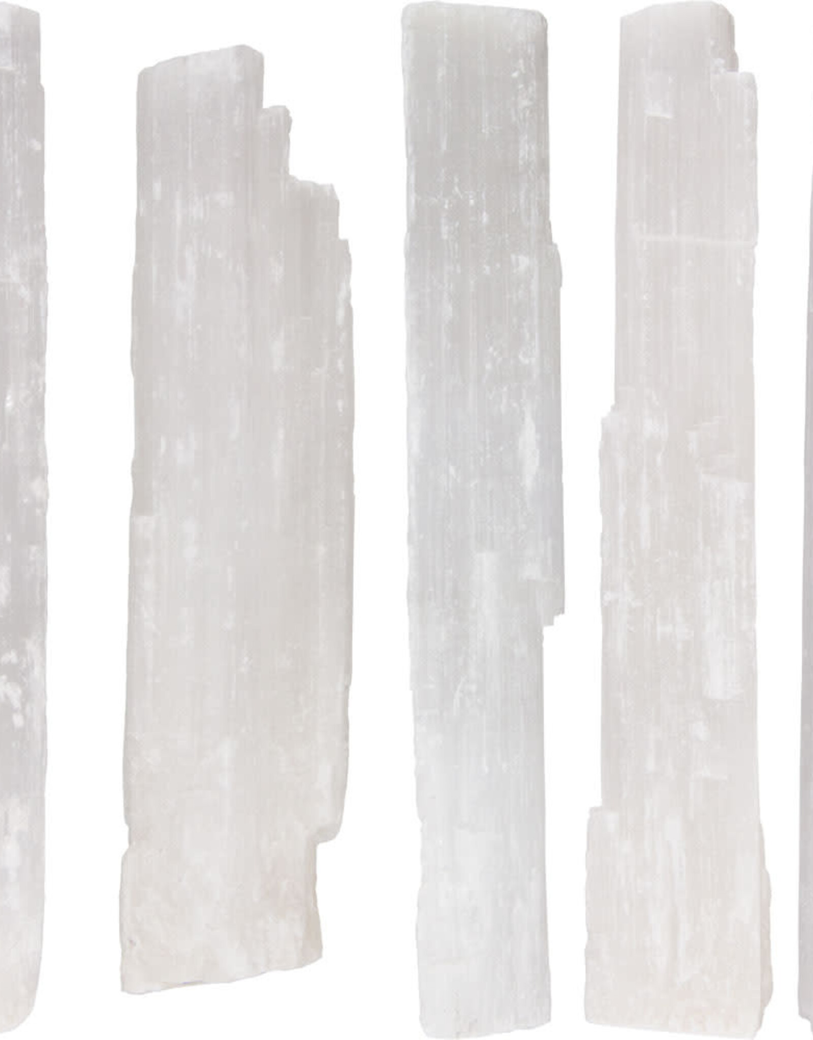 Selenite (Satin Spar) Raw Wand - large
