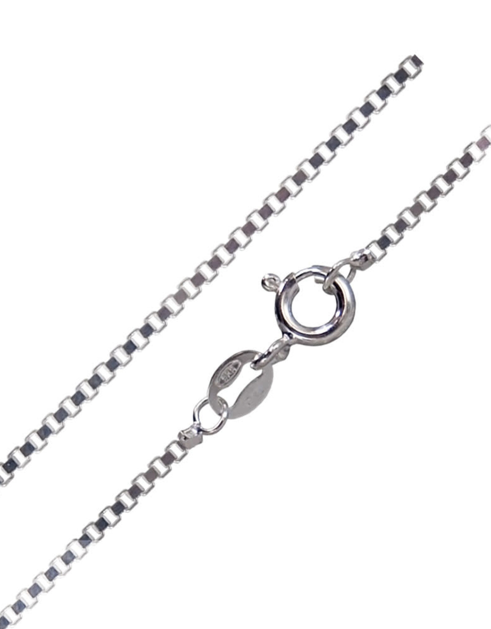 CHAIN-STERLING SILVER/BOX LINKS