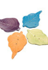 Ceramic Leaf Incense Holder