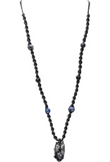 NECKLACE HIPPIE BEADS-ROUGH POINT (ADJUSTABLE)