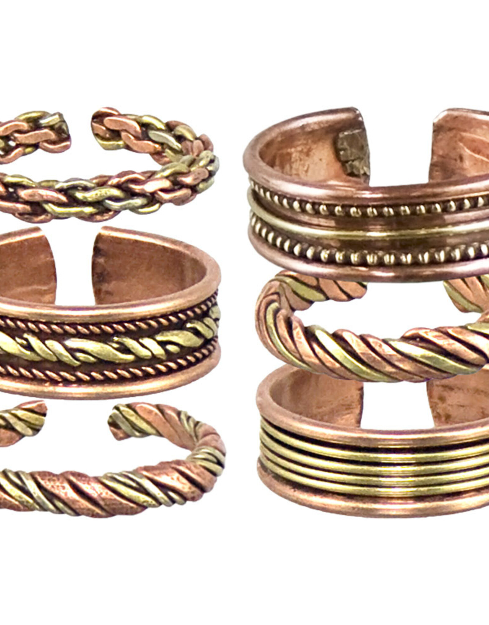 RINGS-COPPER/ASSORTED DESIGNS