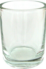 GLASS VOTIVE HOLDER/CLEAR-2.5"