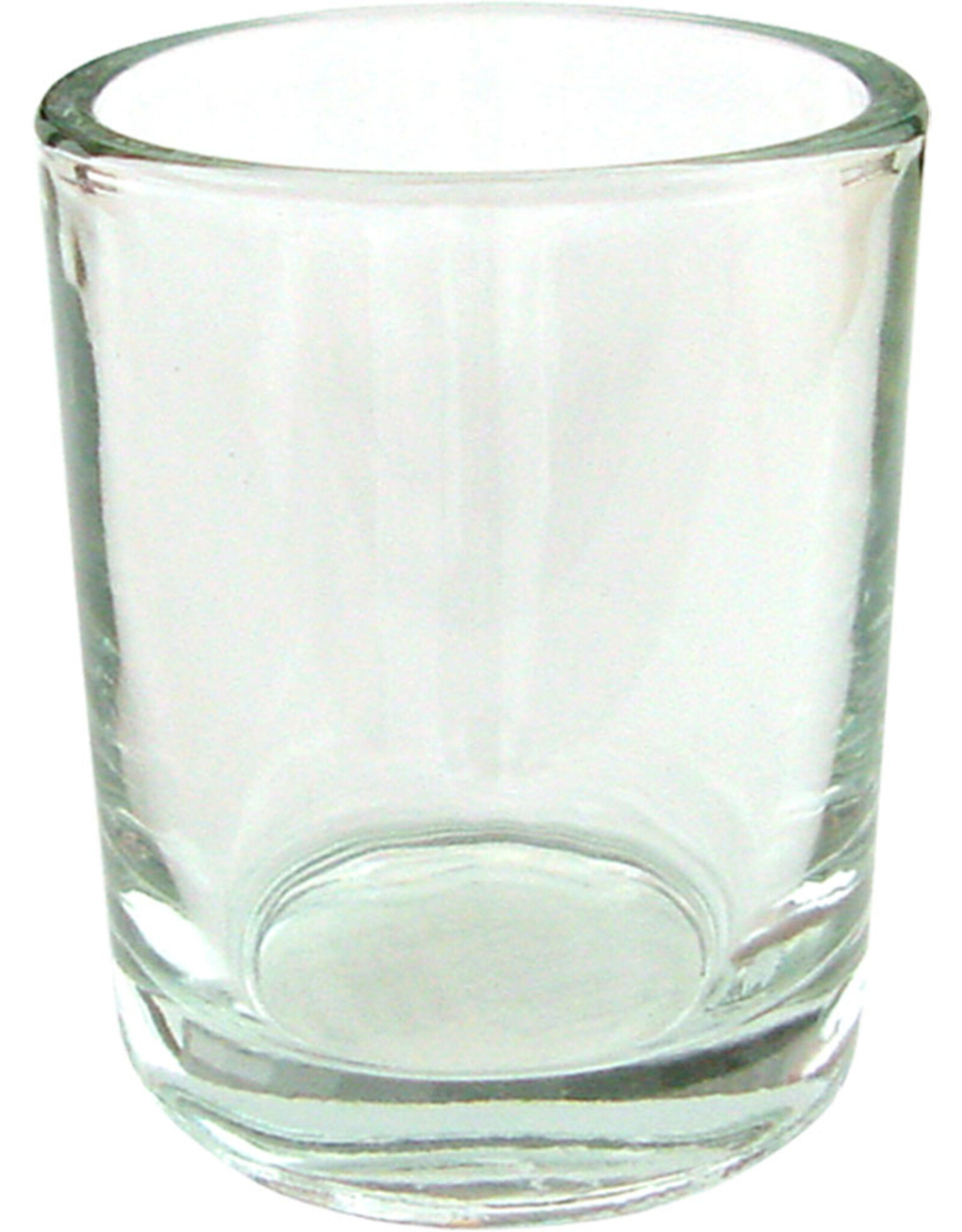 GLASS VOTIVE HOLDER/CLEAR-2.5"