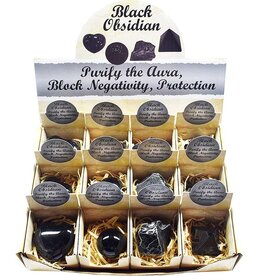 BLACK OBSIDIAN-POP UP DISPLAY BOX ASST SHAPES