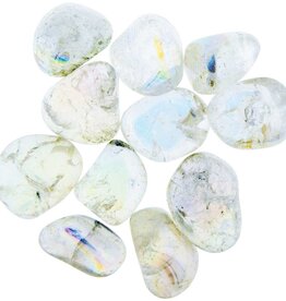 AURA QUARTZ – TUMBLED STONE – ANGEL WHITE