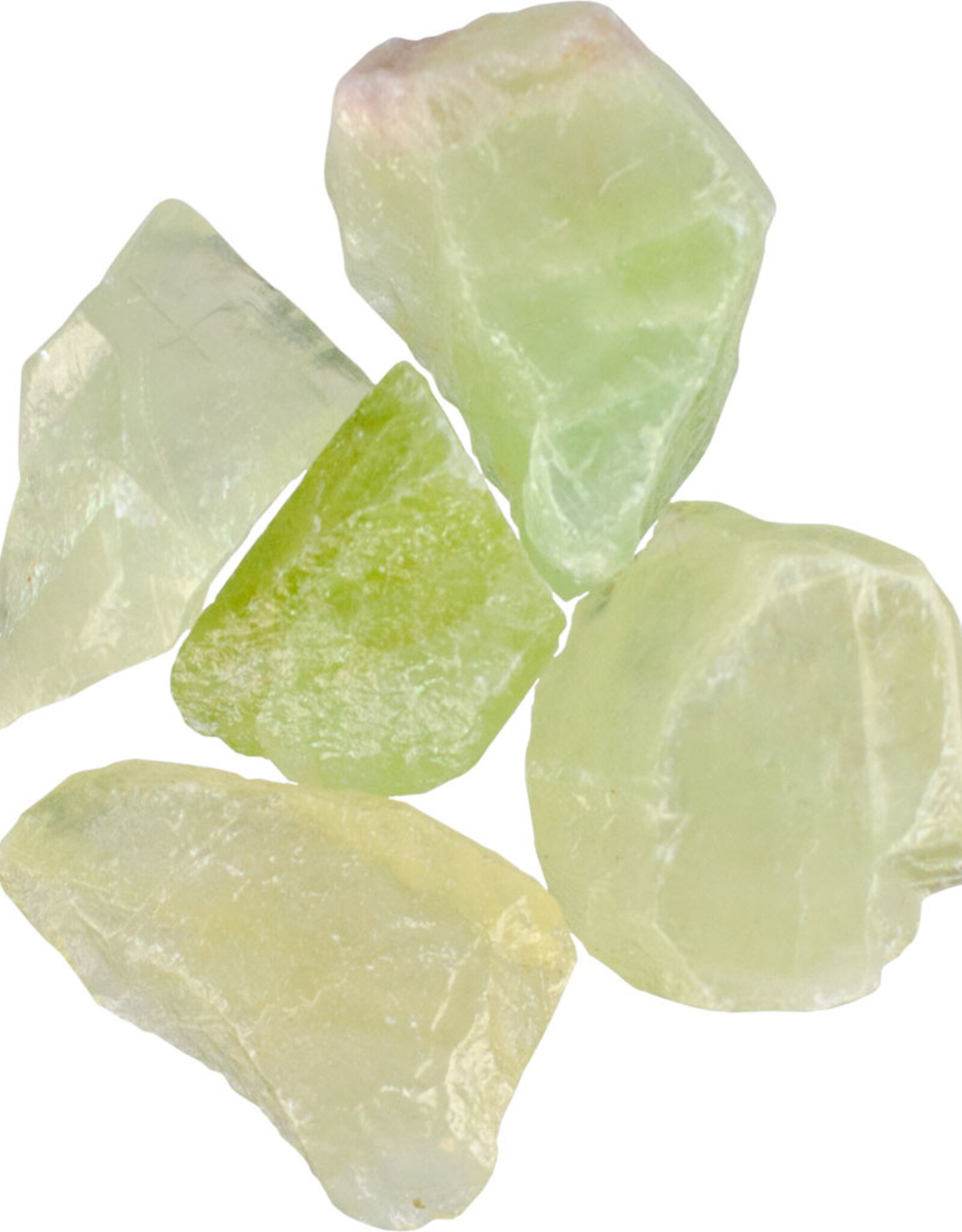 Green Calcite Raw Chunks
