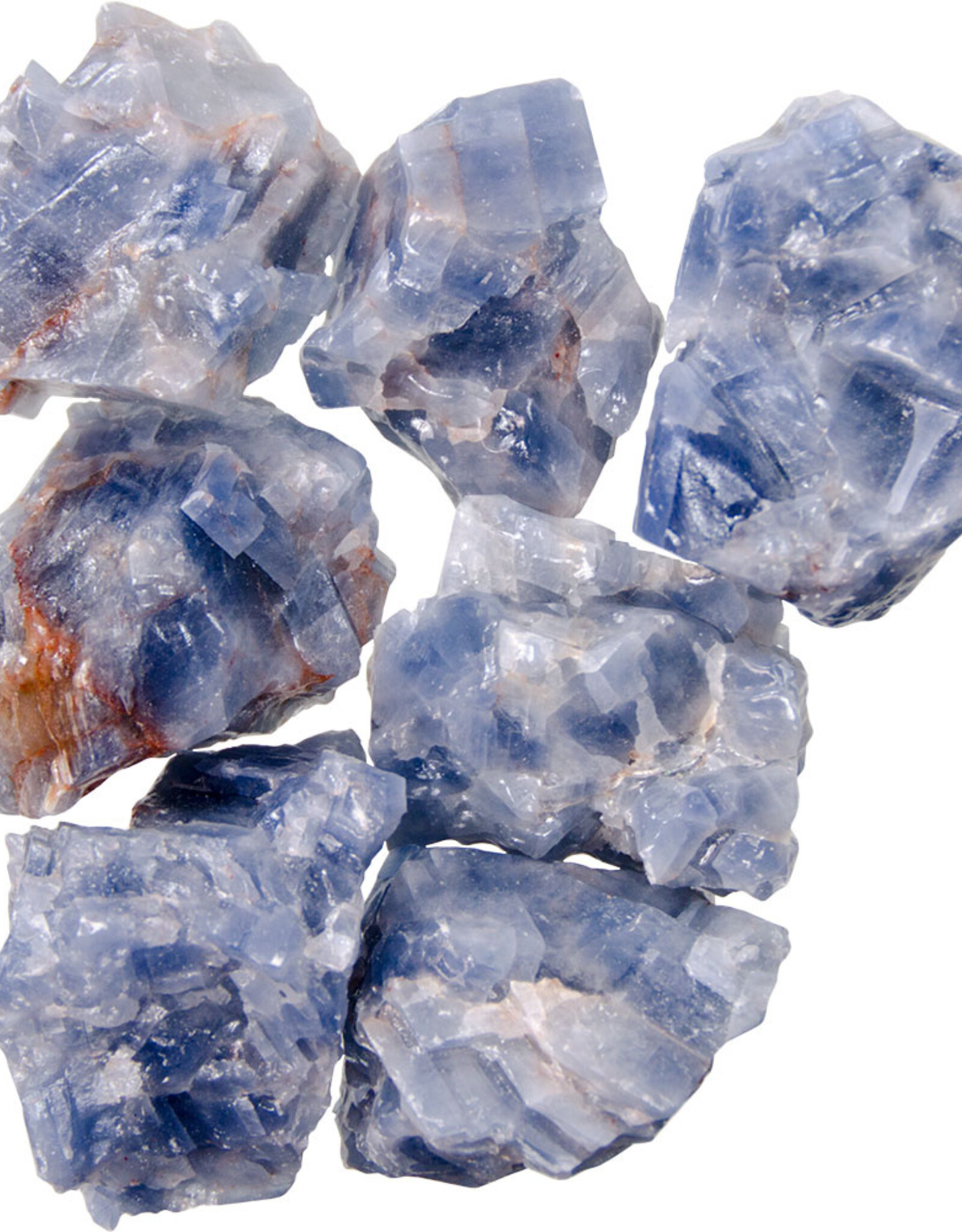 Blue Calcite tumbled stone
