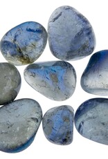 Blue Aqua Aura Quartz tumbled stone