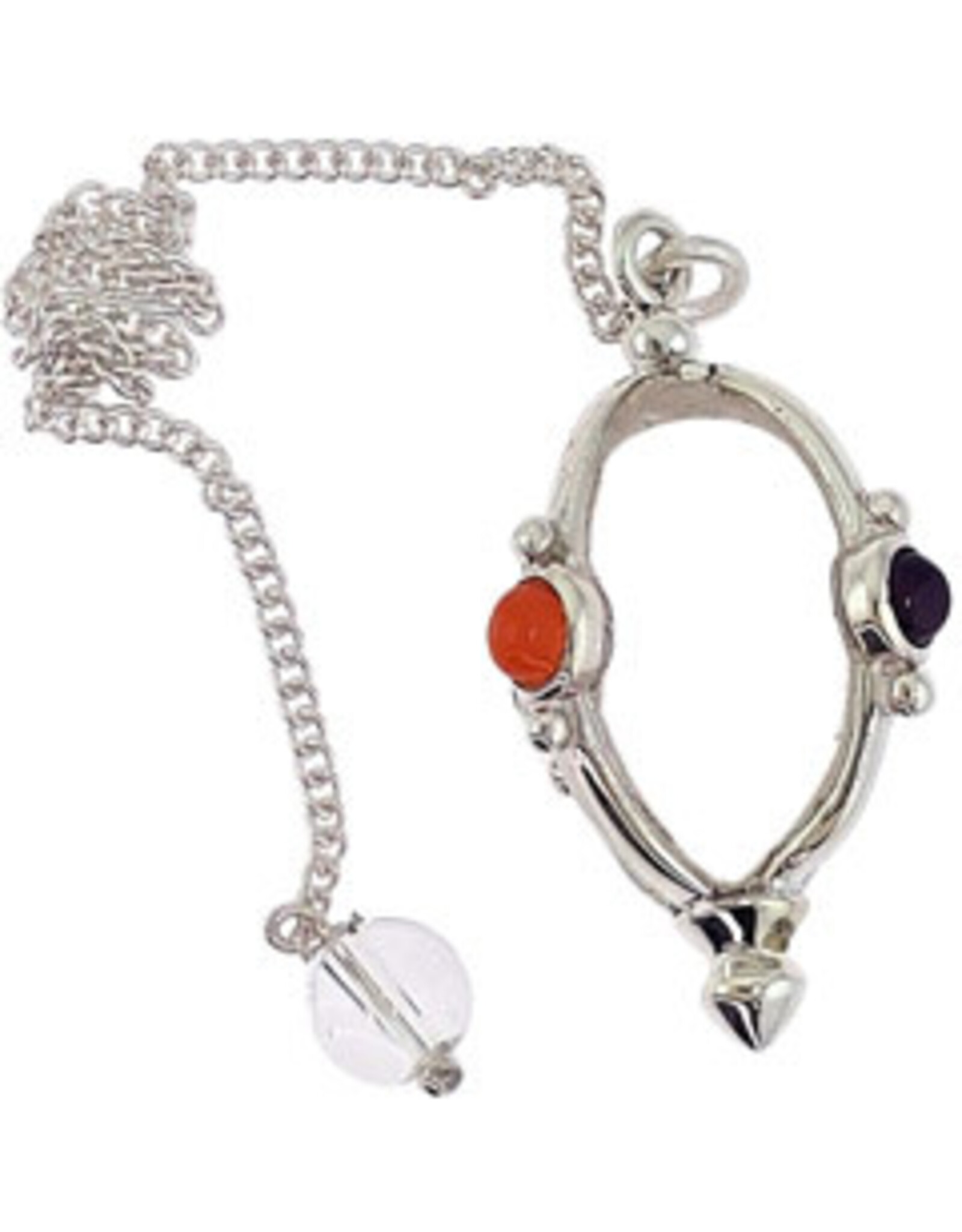 Gallery Pendulum 4 Directional with Natural Stones Sterling Silver