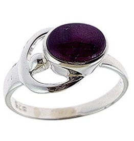 Goddess Star Ruby Sterling Silver Ring