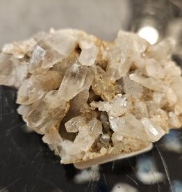 Smoky Quartz cluster with Hematite inclusions Small