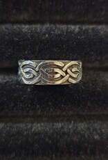 Celtic Waves Sterling Silver Ring Size 9
