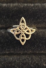 Celtic Design Sterling Silver Ring Size 7