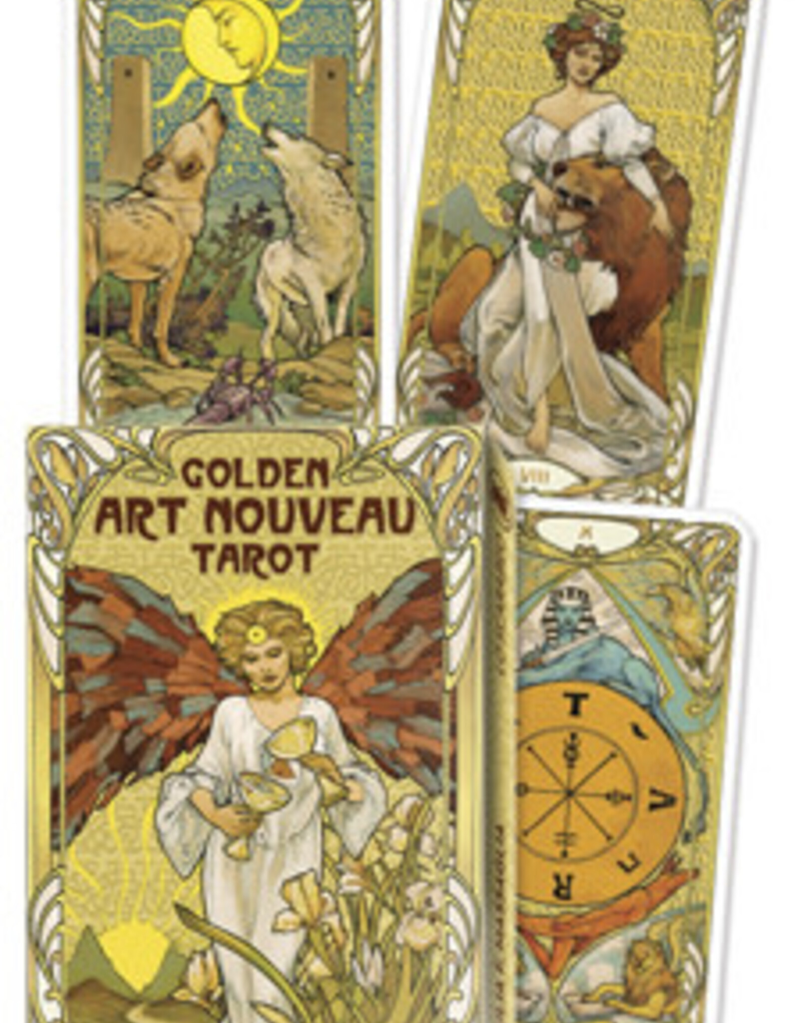 Golden Art Nouveau Grand Trumps Deck