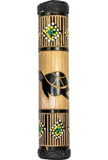 RAINSTICK-CARVED/MINI-8"H