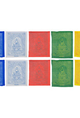 Tibetan Buddha Prayer Flags (96in)