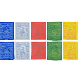 Tibetan Buddha Prayer Flags (96in)