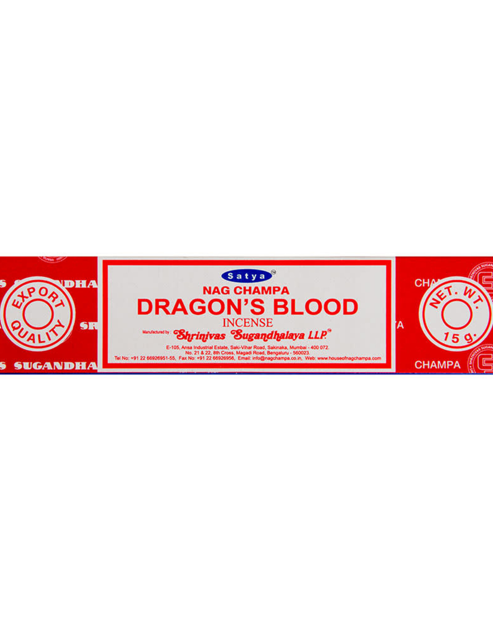 Satya Incense Dragon Blood 15 Gram
