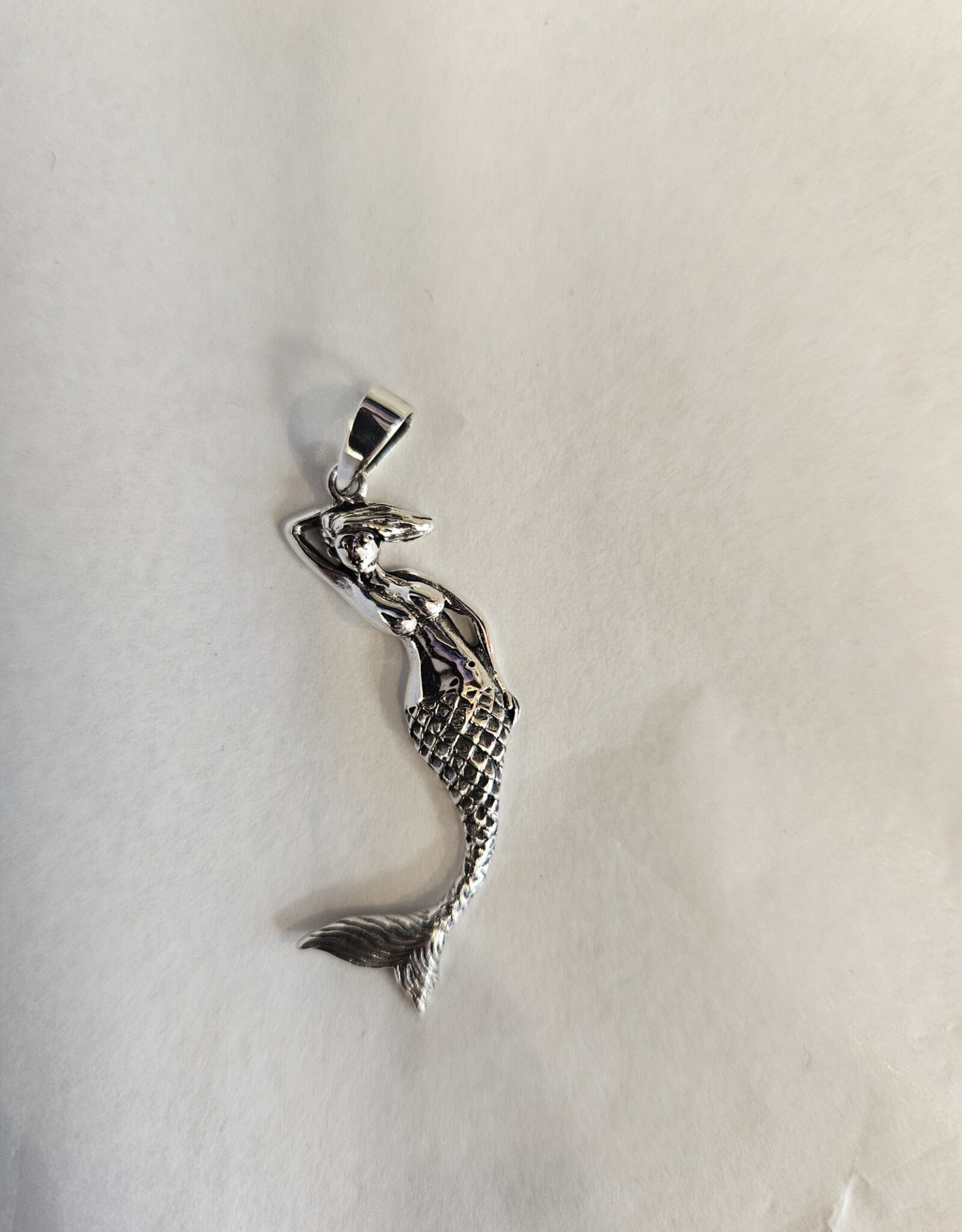 Mermaid Pendant Sterling Silver