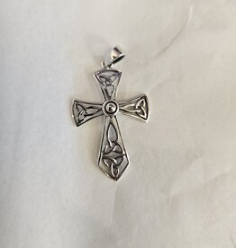 Trinity Cross Pendant Sterling Silver
