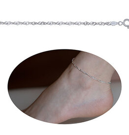 Sterling Silver Chain Anklet Singapore