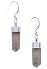 Sterling Silver Point Gemstone Earrings