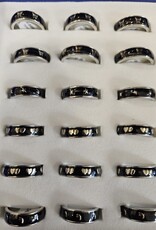 Mood Ring Assorted Sizes Bfly/Star/Hrt/Moon Design