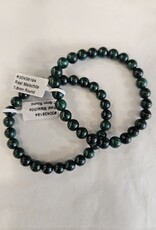Malachite (Real) Round Bracelet, 7-8mm