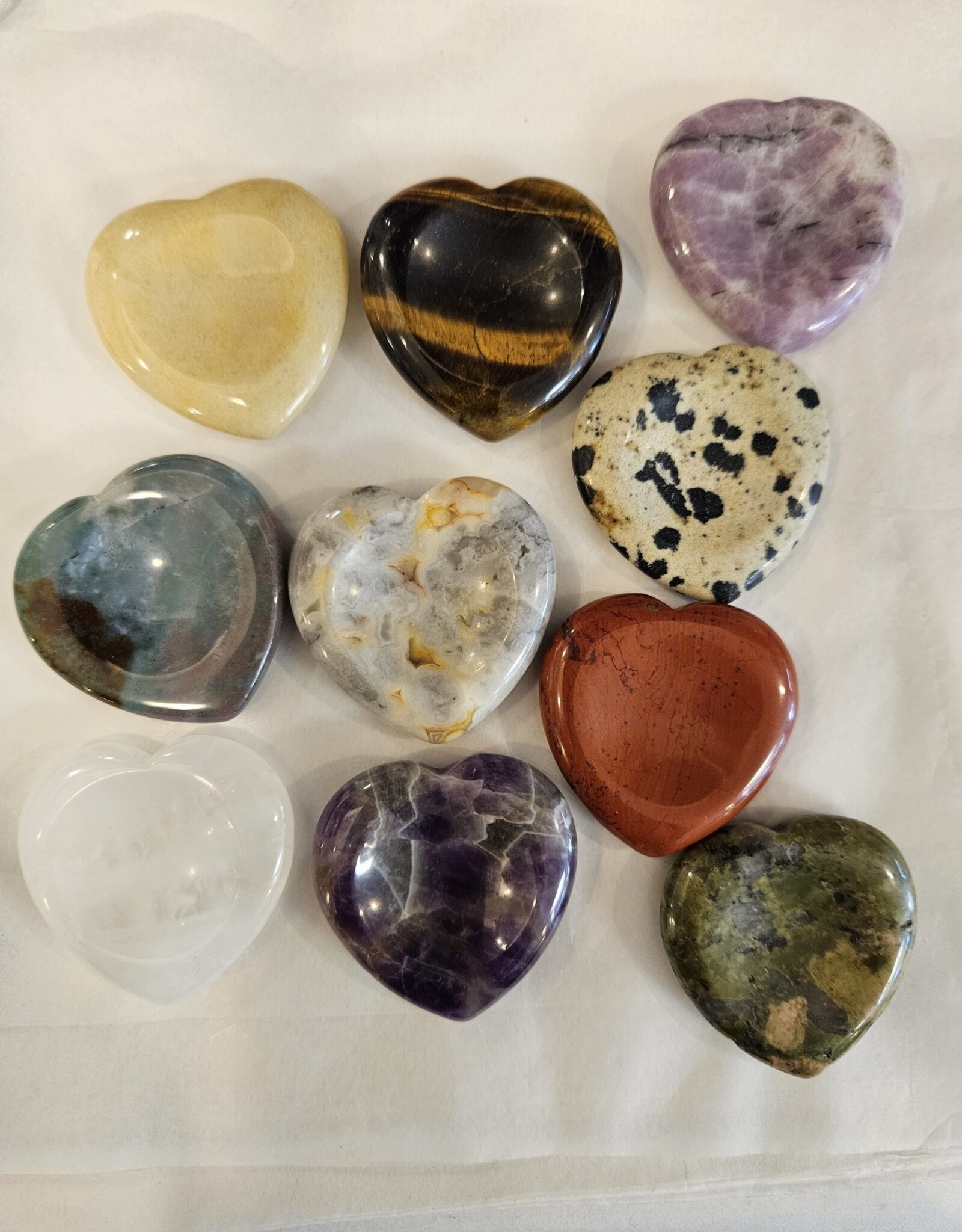 Assorted Heart Worry Stone