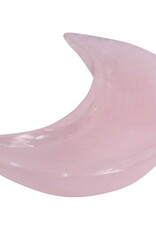 PINK CALCITE-OFFERING BOWL-MOON 4"