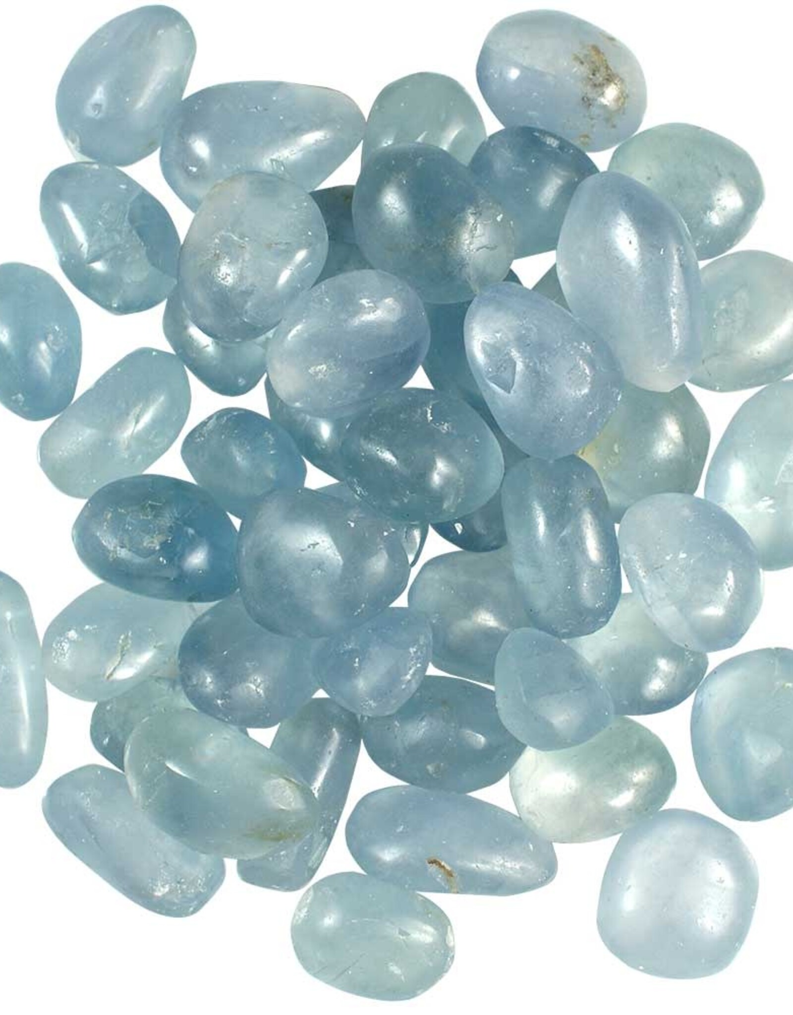 CELESTITE GRADE A-TUMBLED STONE