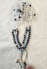 Semi-Precious Stone Mala with Tassels