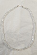 Rainbow Moonstone Bead Necklace