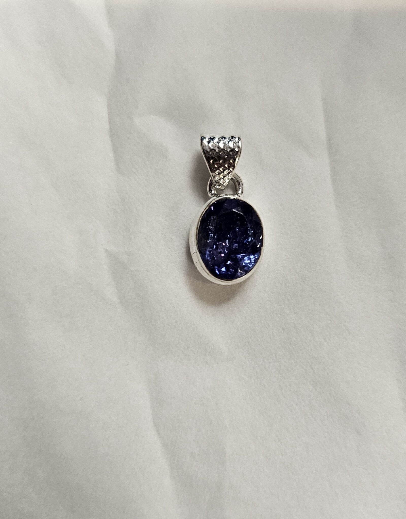 Sapphire Sterling Silver Pendant