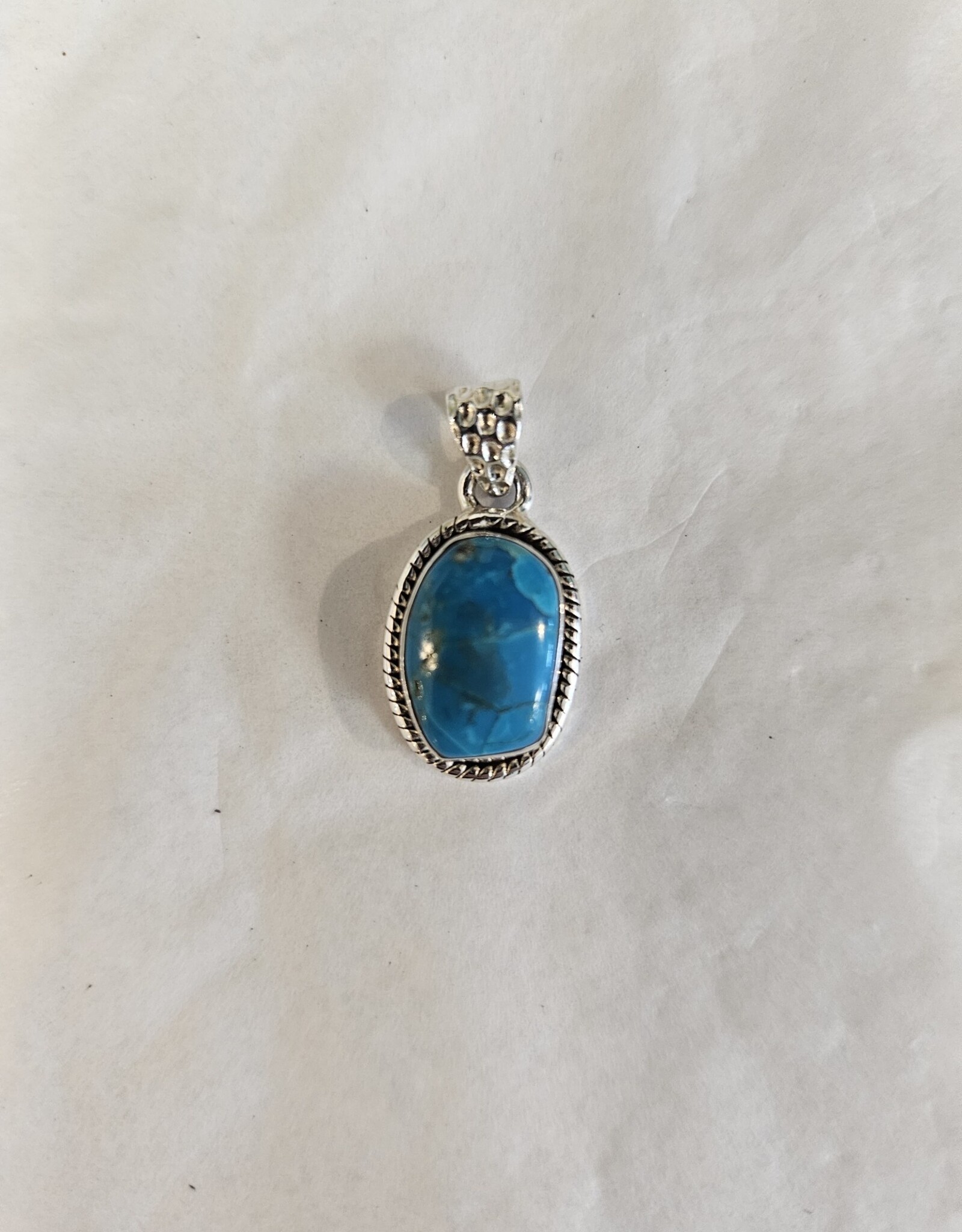 Turquoise Sterling Silver Pendant