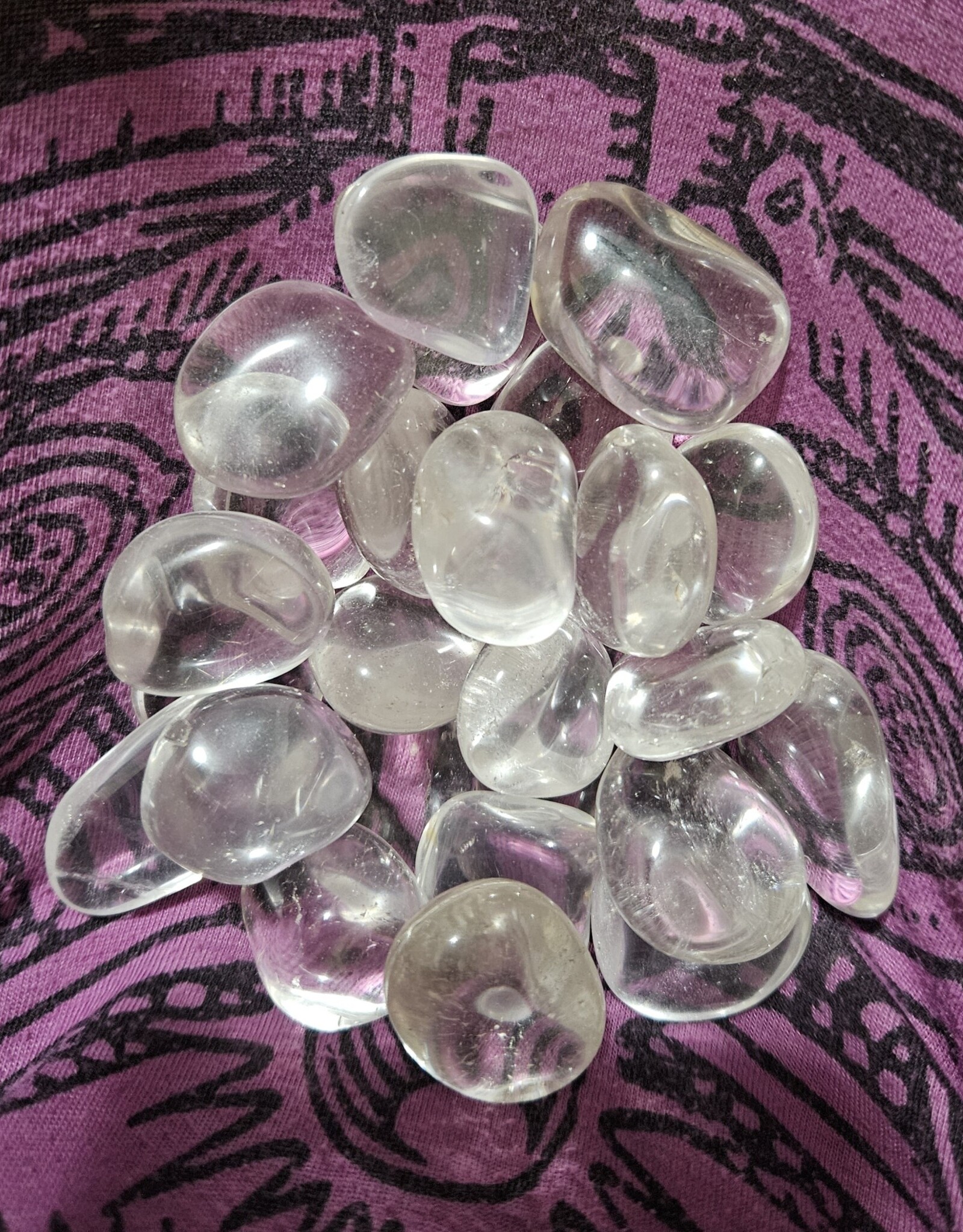 Clear Quartz Tumbled Stone - High Quality Super Clear