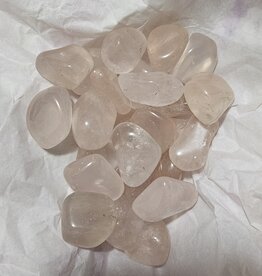 Rose Quartz Tumbled Stone - Larger