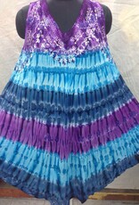 Summer Dress H/S Rayon Bamboo Natural Dye Colours