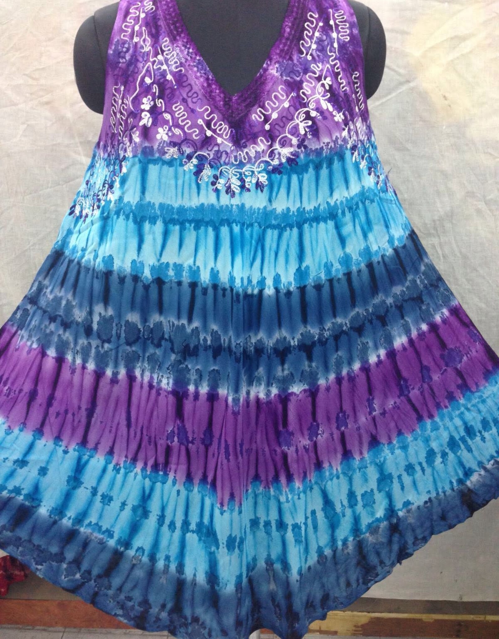 Summer Dress H/S Rayon Bamboo Natural Dye Colours