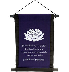 BANNER-COTTON/YOGANANDA-11″X16″